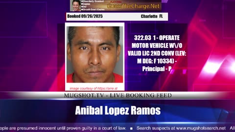 Mugshot TV - Live Arrest Booking Video Stream