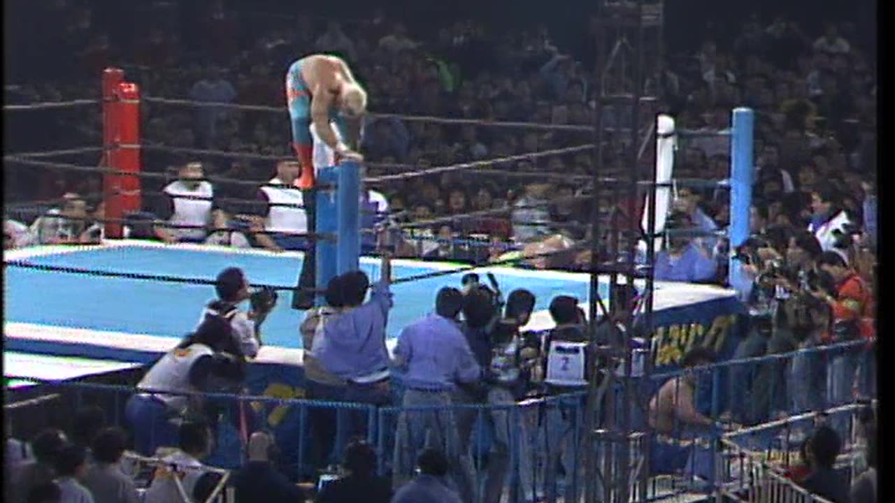 The Great muta and Sting vs the Steiner brothers