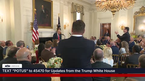 President Trump Participates in the White House Faith Office Luncheon