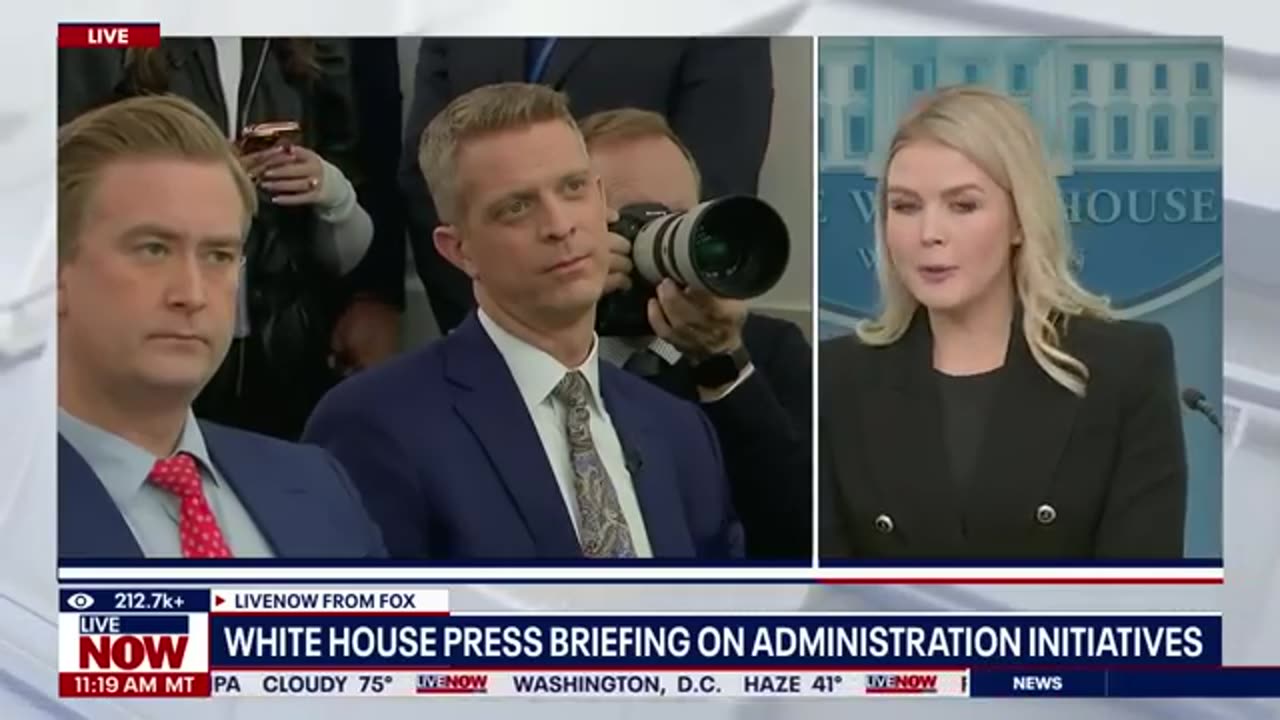 White House press briefing on Trump's Gaza comments, transgender athlete ban | LiveNOW from FOX