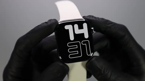 the Unboxing video of Apple Watch Series 10 Titanium,No commentary