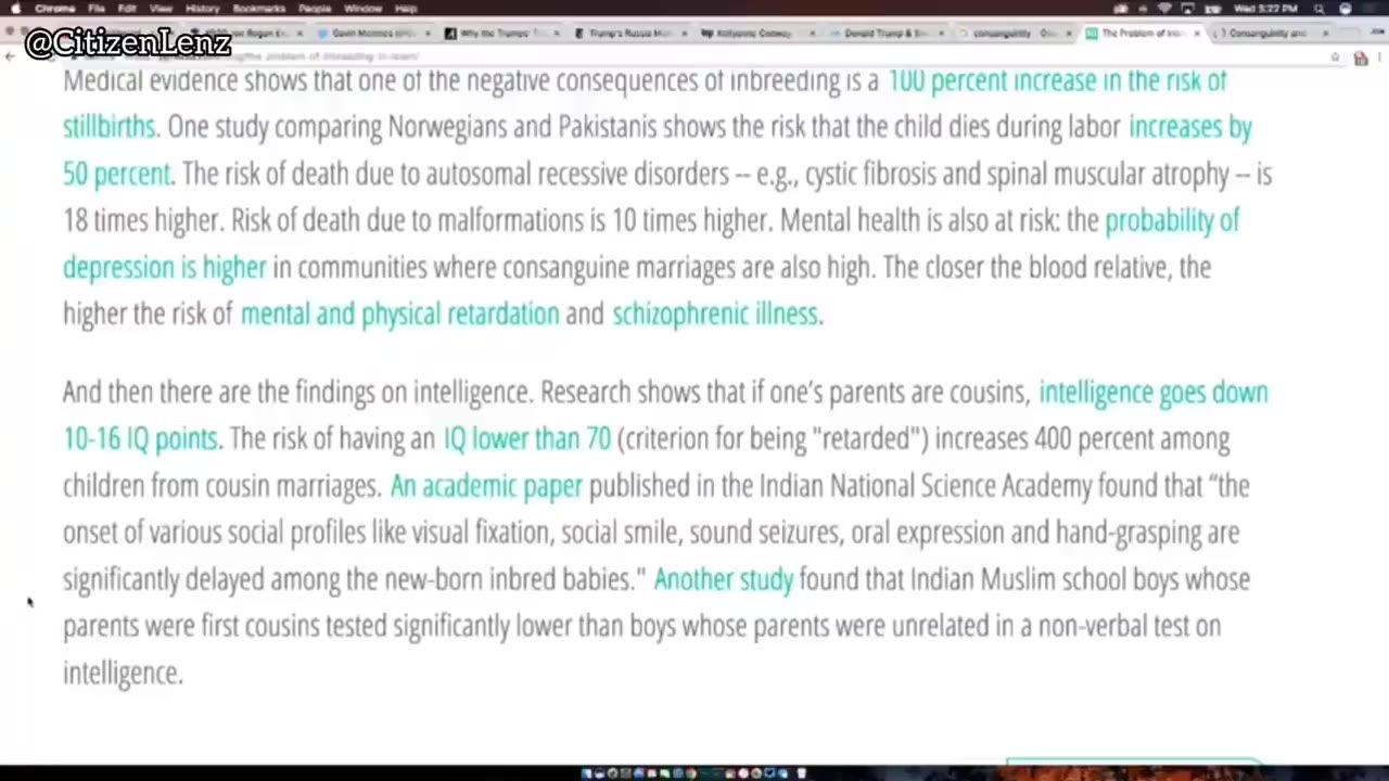 MASSIVE AMOUNTS OF MUSLIM INBREEDING GOING ON - 70- Pakistan