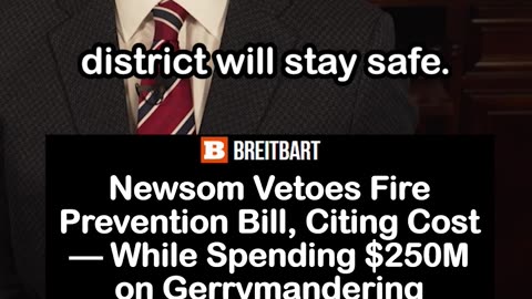 Newsom Vetoes $20M Fire Prevention Citing Cost, Spends $250M on Prop. 50