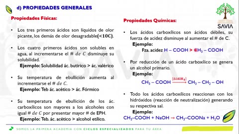 SAVIA REGULAR 2025 | Semana 17 | Química S2