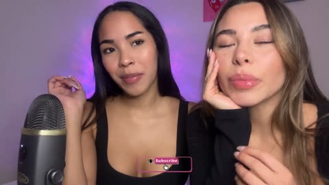 ASMR lipgloss application & tapping