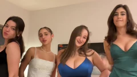 What a blue dress!