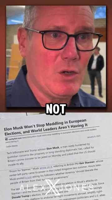 🚨RED ALERT: The Unelected Tyrants Of The EU Are Trying To Arrest Elon Musk