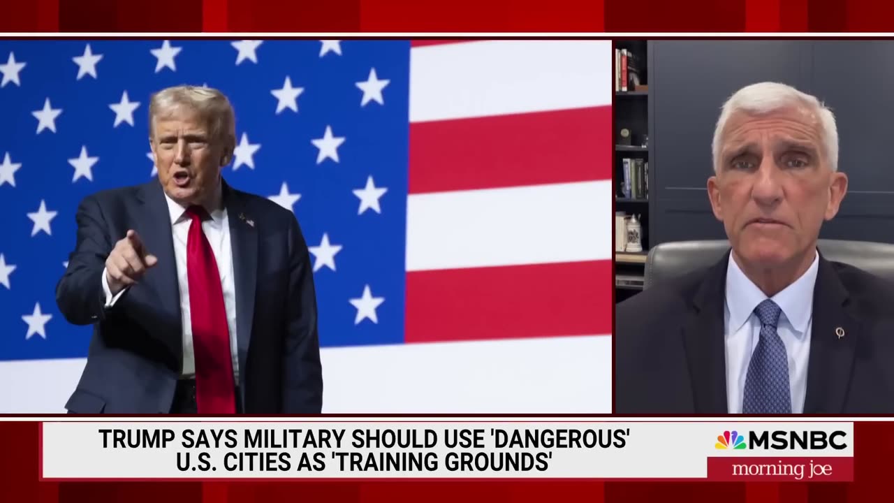 'It's illegal': Retired general says military doesn't take up arms against innocent civilians
