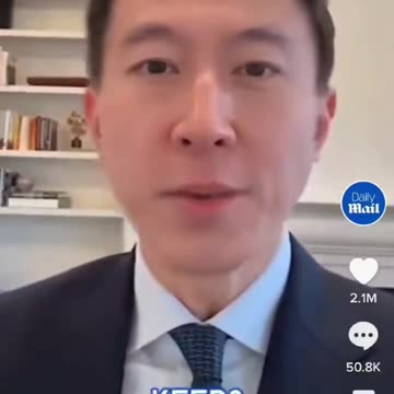 Shou wants to thank Trump for helping keep Tik Tok online