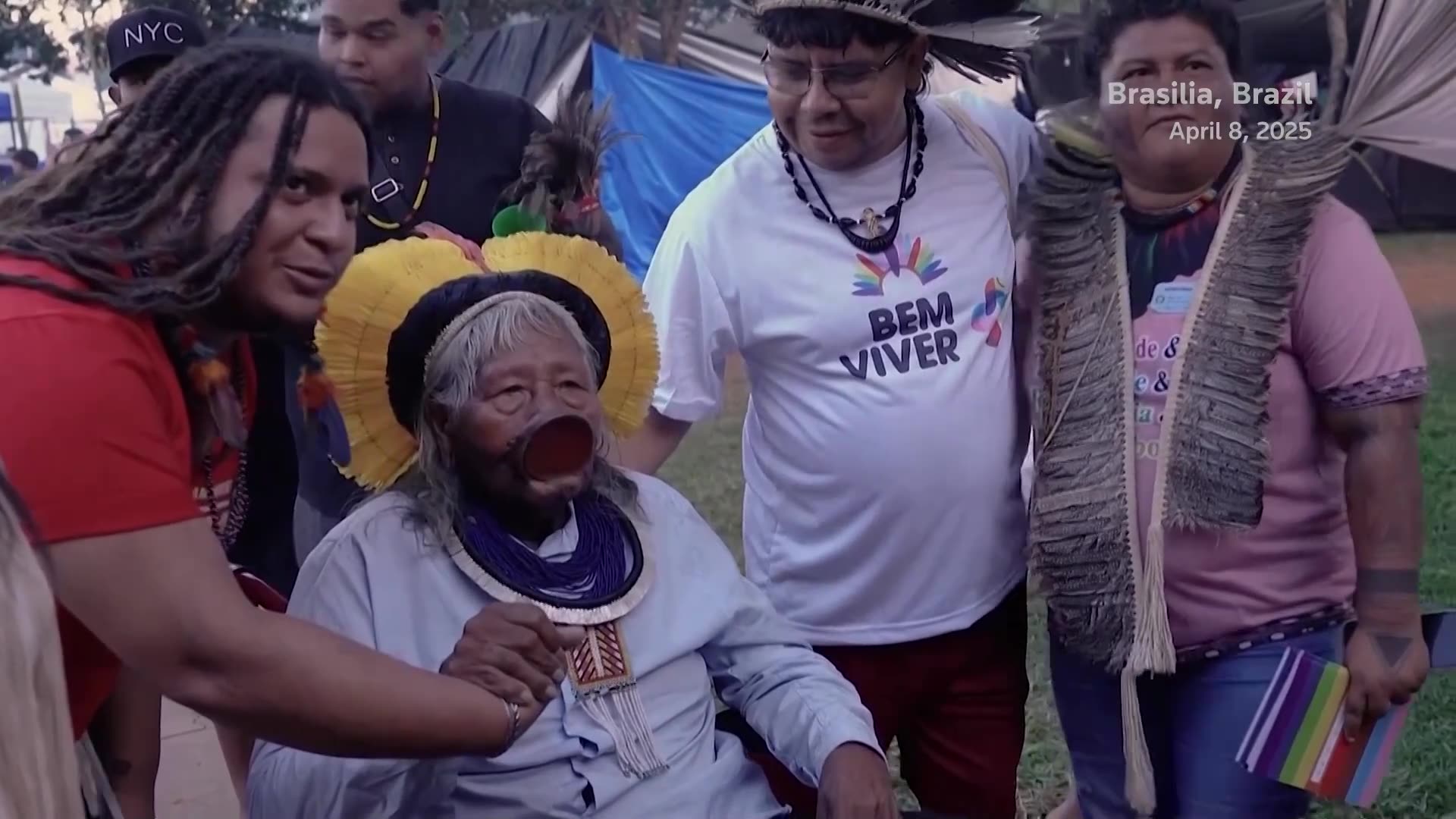 Indigenous Amazon defender meets King Charles, receives honor