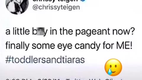 60 000 DELETED perverted Tweets from Chrissy Teigen