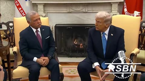 RSBN President Trump Meets with the King of Jordan in the Oval Office - 2-11-25