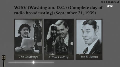 1939 Radio: WJSV Broadcast Day Pt 12 - Senators Game Finale & Arrow News, OTR Capsule