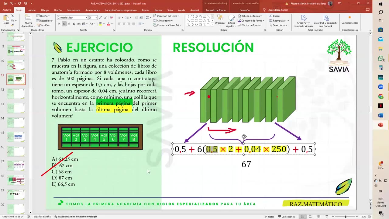 SAVIA REGULAR 2025 | Semana 01 | RM S1
