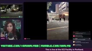 LIVE ANTIFA PROTEST / RIOT COVERAGE AT ICE IN PORTLAND