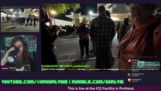 LIVE ANTIFA PROTEST / RIOT COVERAGE AT ICE IN PORTLAND