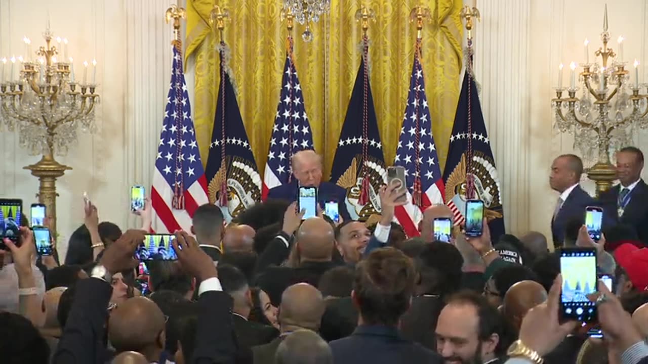 President Trump Hosts a Reception Honoring Black History Month