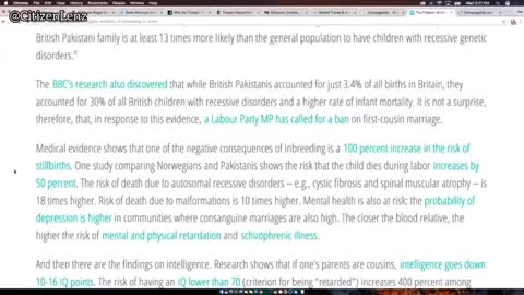 Joe Rogan has his mind blown by inbreeding statistics among immigrants in the UK.