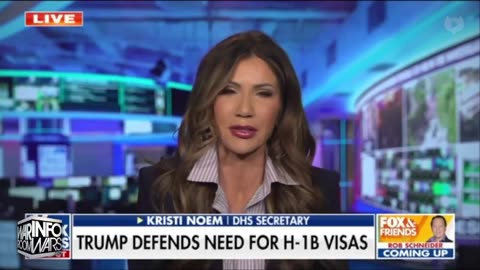 VIDEO: DHS Secretary Kristi Noem Says The Trump Administration Sped Up The Visa Approval Process and More Immigrants Have Become Naturalized Citizens Than Ever Before