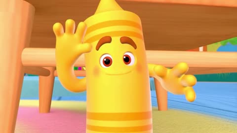 Peela Crayon – Yellow Learning Song for Kids | Peeli Patang, T-Shirt & Battakh Rhyme