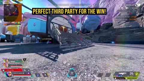 Perfect Third Party = Easy Champion 🏆 | Apex Legends