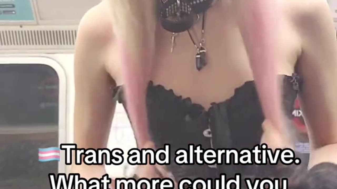 A barbie goth tgirl