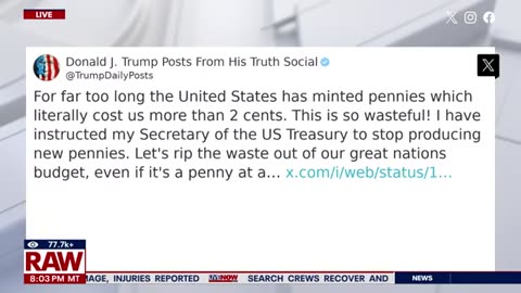 President Trump want to eliminate the penny from the U.S. Currency