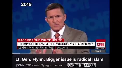 "We have a significant problem w/ radical islam & we have to address it." ~ In 2016 Gen Flynn issued Warning - then suffered greatly for it!