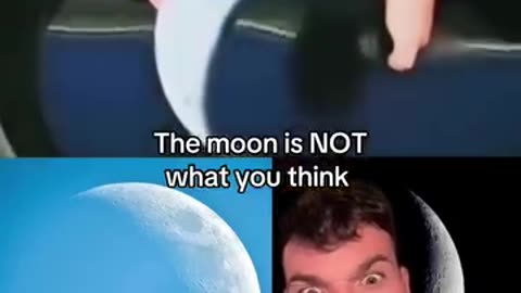 The moon dips into the waters of the firmament, it's not a solid object?!