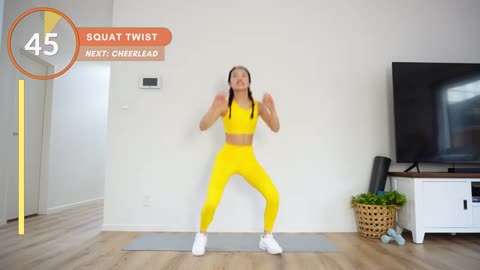 15 min Happy Dance Workout (On Beat!) Full Body Fat Blast! 1010 Good Mood!