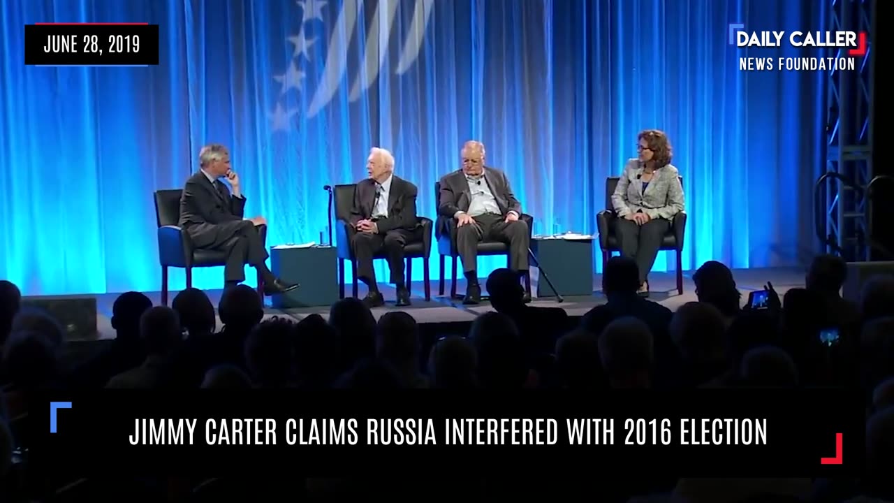 FLASHBACK: Jimmy Carter Claims Russia Interfered With 2016 Election