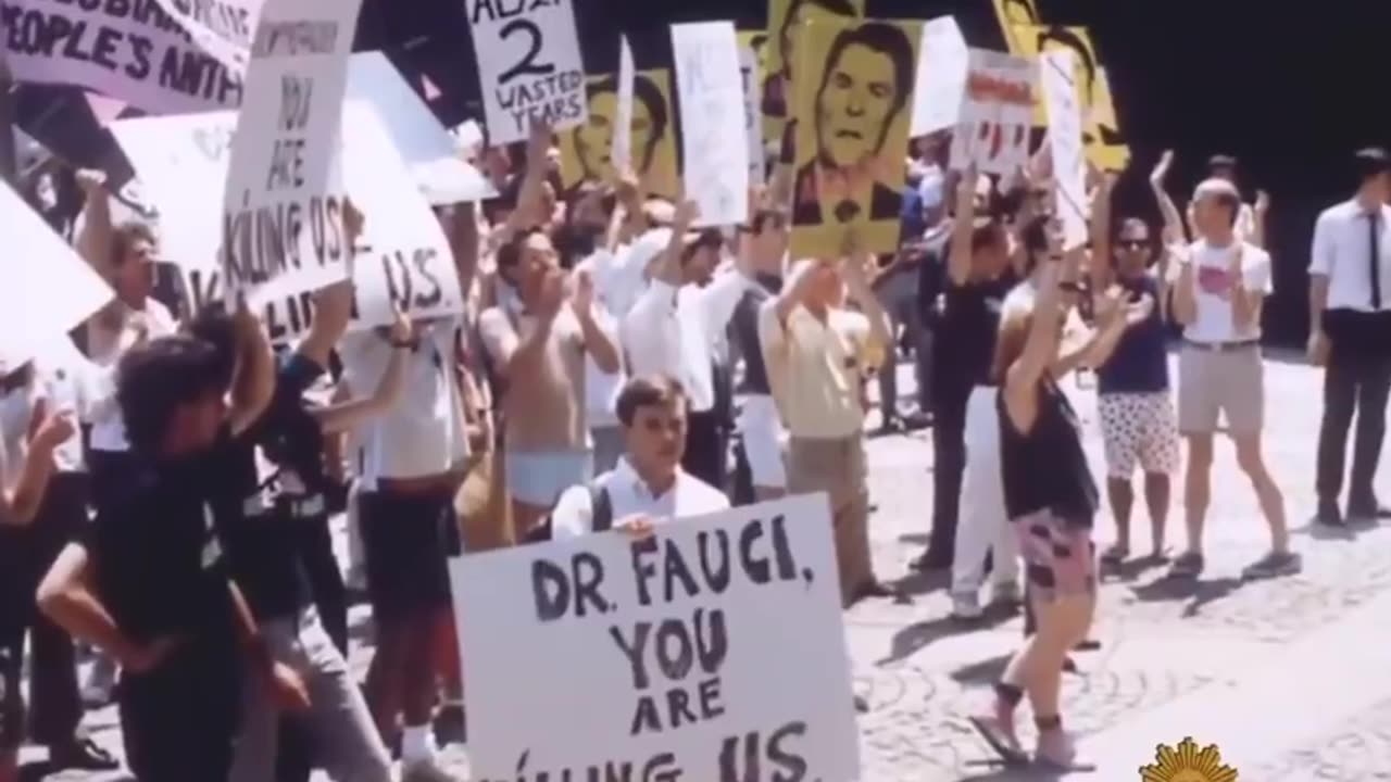 Dr. Anthony Fauci confronted by AIDS activists back in 1990's saying "The NIH is KILLING US!"