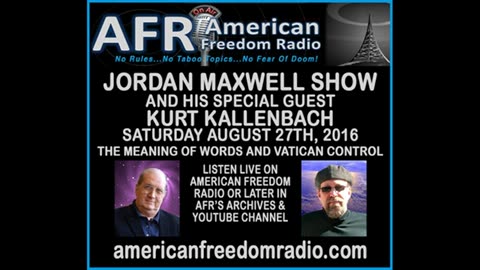 We Are Owned by the Use of Words & Vatican Law ~ w/ Kurt Kallenbach & Jordan Maxwell