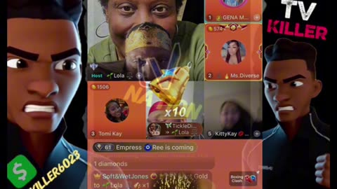 CRAZY LADY BEE DIVERSE TOMIKAY & GENA GOES TO WAR ABOUT HER BOOK