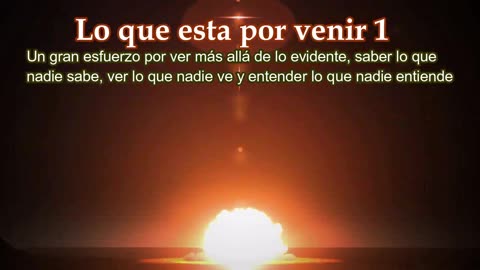 Lo que esta por venir 1