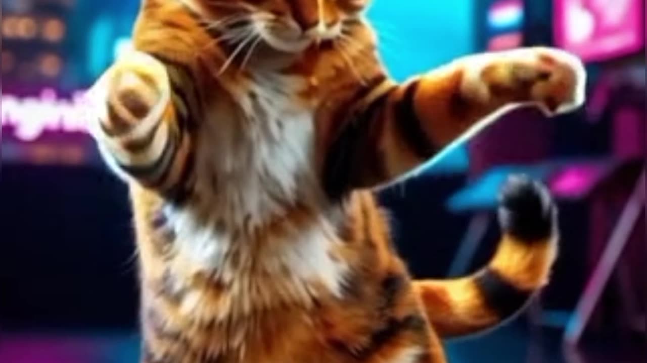 Cats dance video #funny