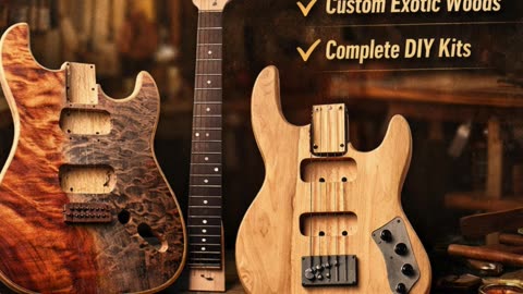 Build Your Own Tone | DIY Electric Guitar & Bass Kits with Exotic Woods