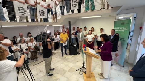 LIVE: Concentração por uma Ponta Delgada para Todos, São Miguel Açores Portugal - 09.10.2025