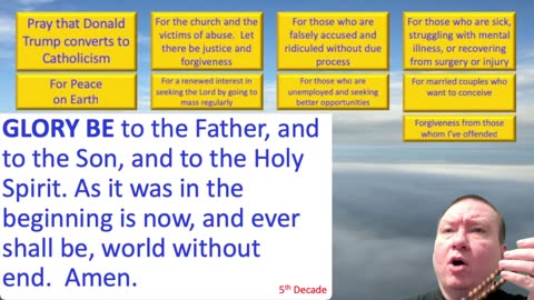 Mary's Daily Live Holy Rosary Prayer at 8:00 p.m. EDT 10/30/2025