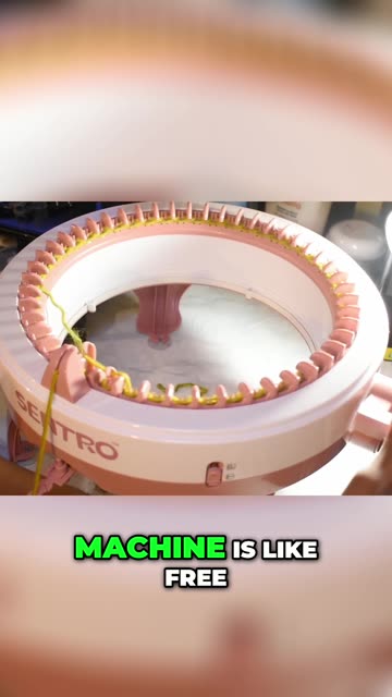 Crank slow for the first 4-5 rows after cast on | Sentro Knitting Machine