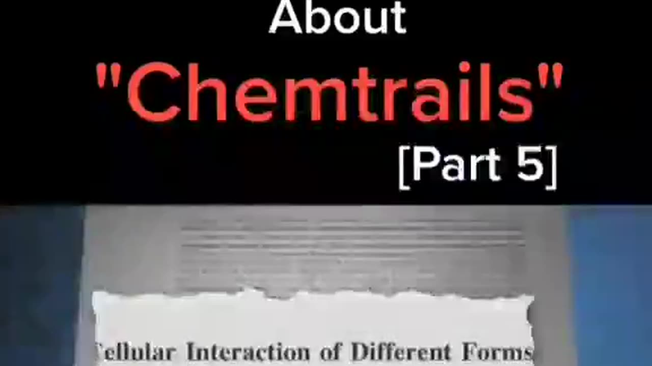 Exposing the truth about chemtrails
