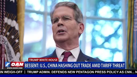 Treasury Secretary John Bessent says the U.S. and China are in talks as Trump’s 100% tariffs