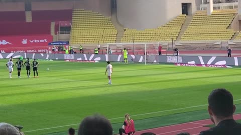 AS Monaco vs SCO Angers (Wissam Ben Yedder face to face with Yahia Fofana)