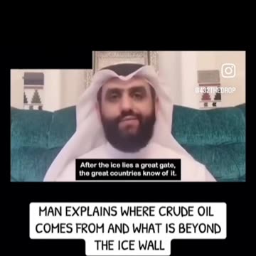 Man explains where crude oil comes from