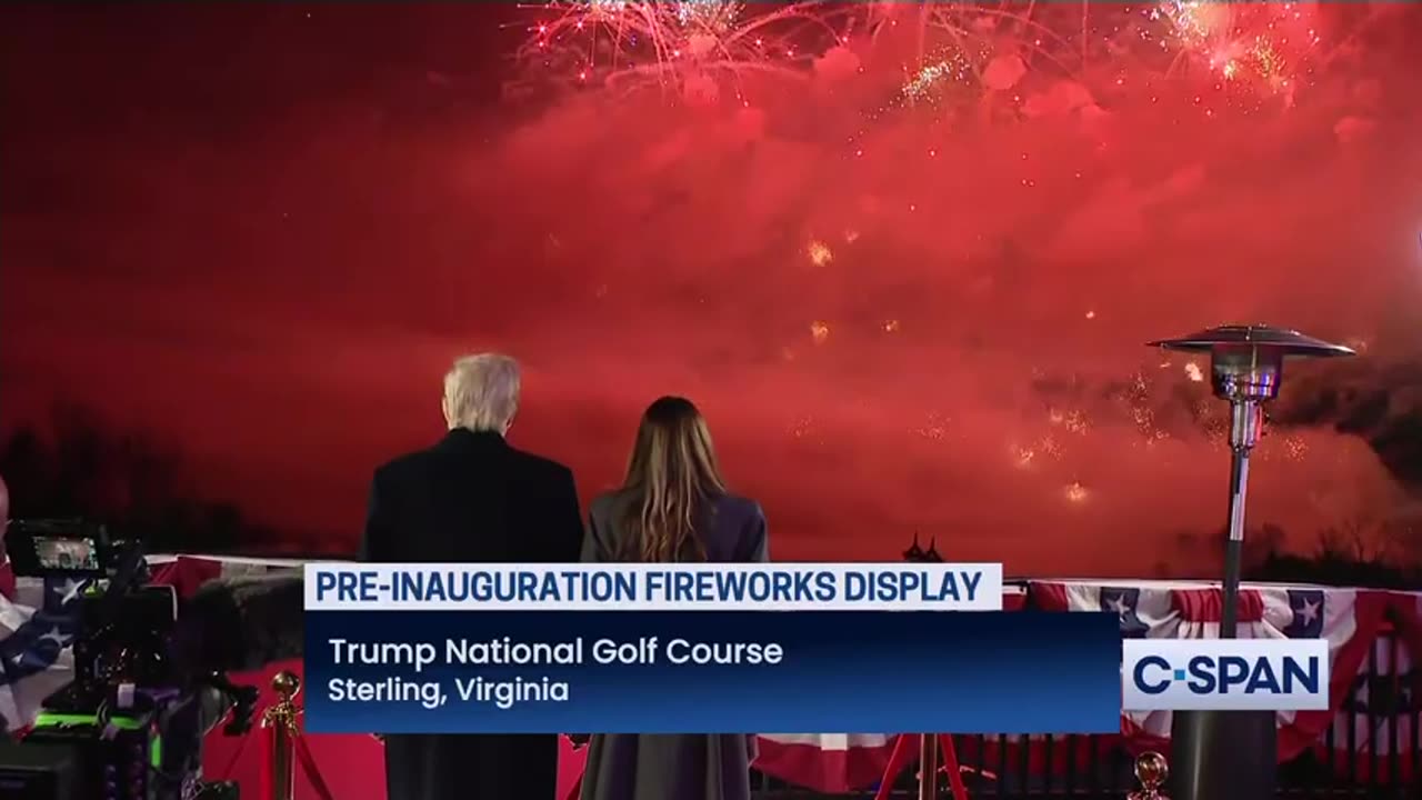 C-SPAN - Pre-Inauguration Fireworks