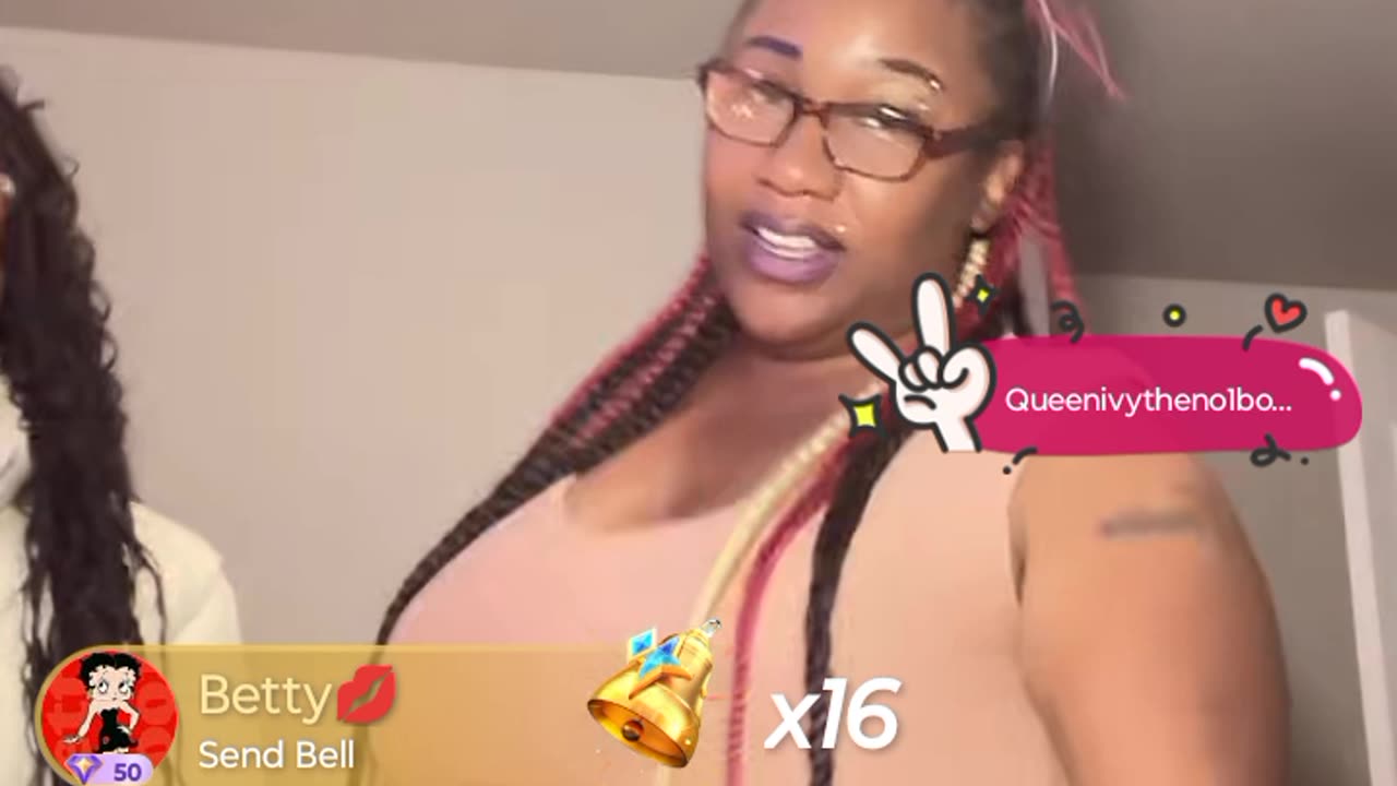 Ivy telling it all about her ex on the way to fight him