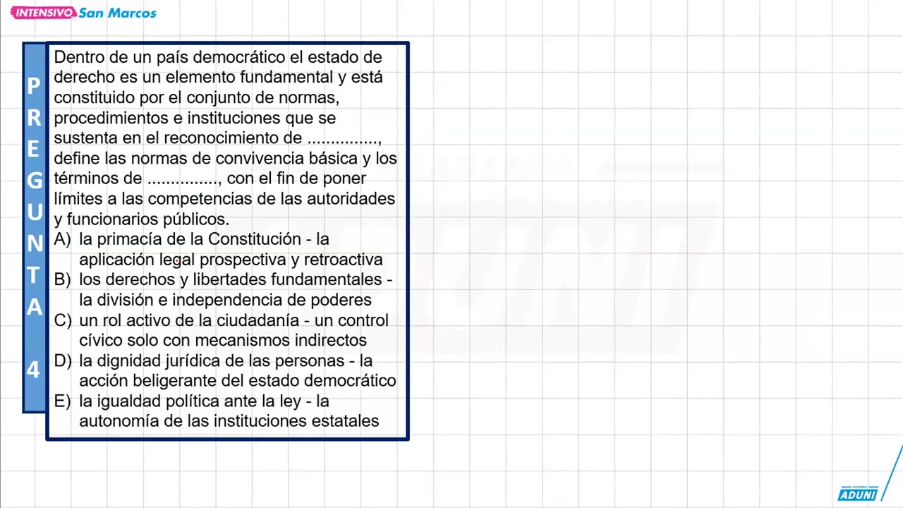 INTENSIVO ADUNI 2024 | Semana 15 | Cívica | Geometría S1 | Física