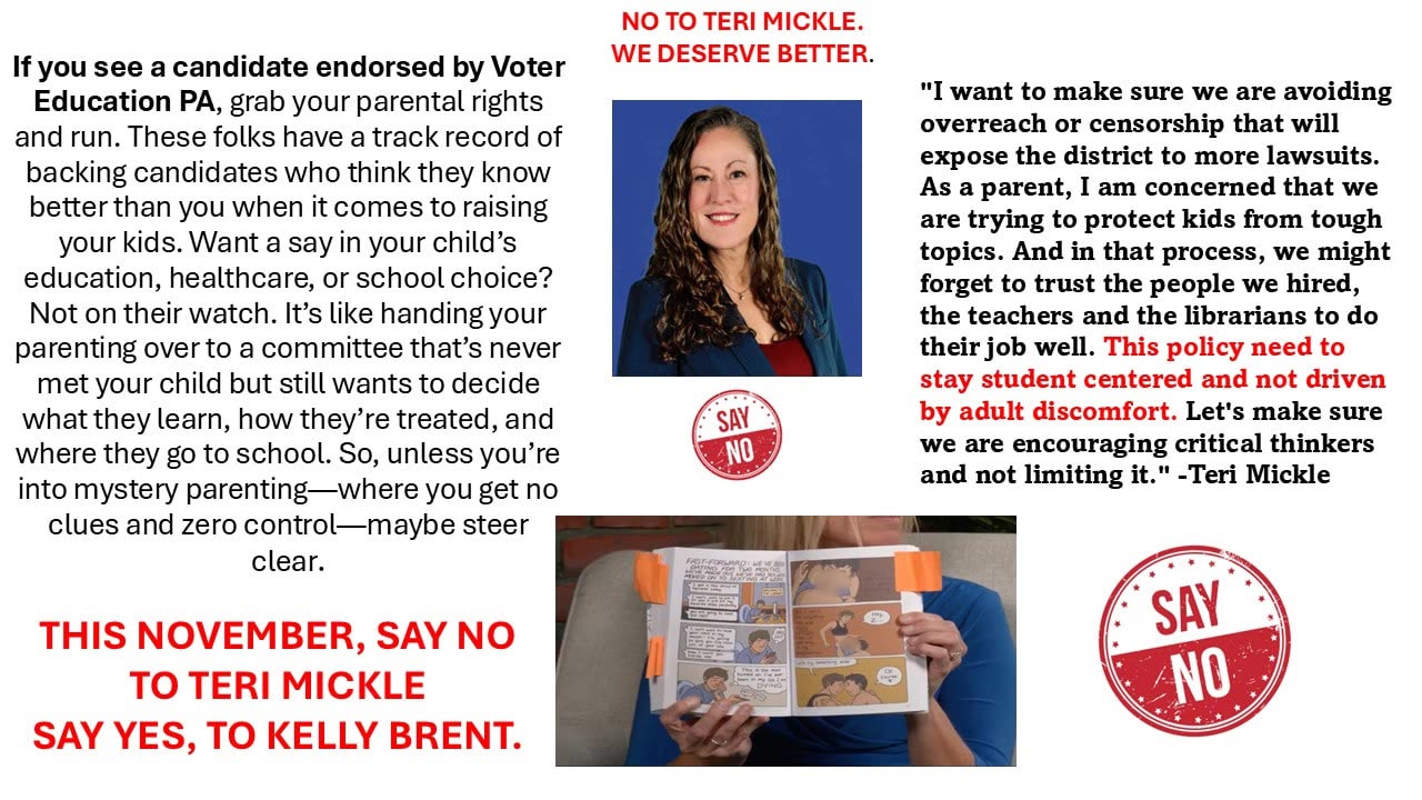 Teri Mickle the wrong candidate for School Board Director at the WSSD Region 2