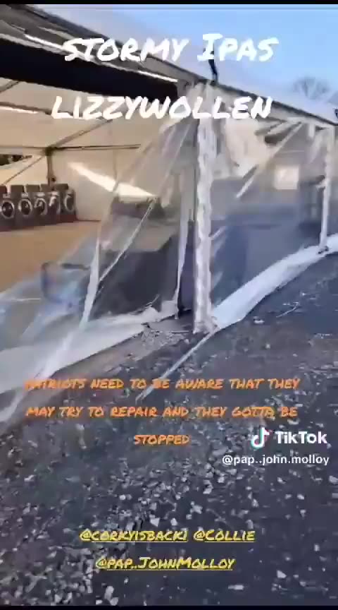 Migrant centre in Ireland destroyed by the recent storm. Never mind.