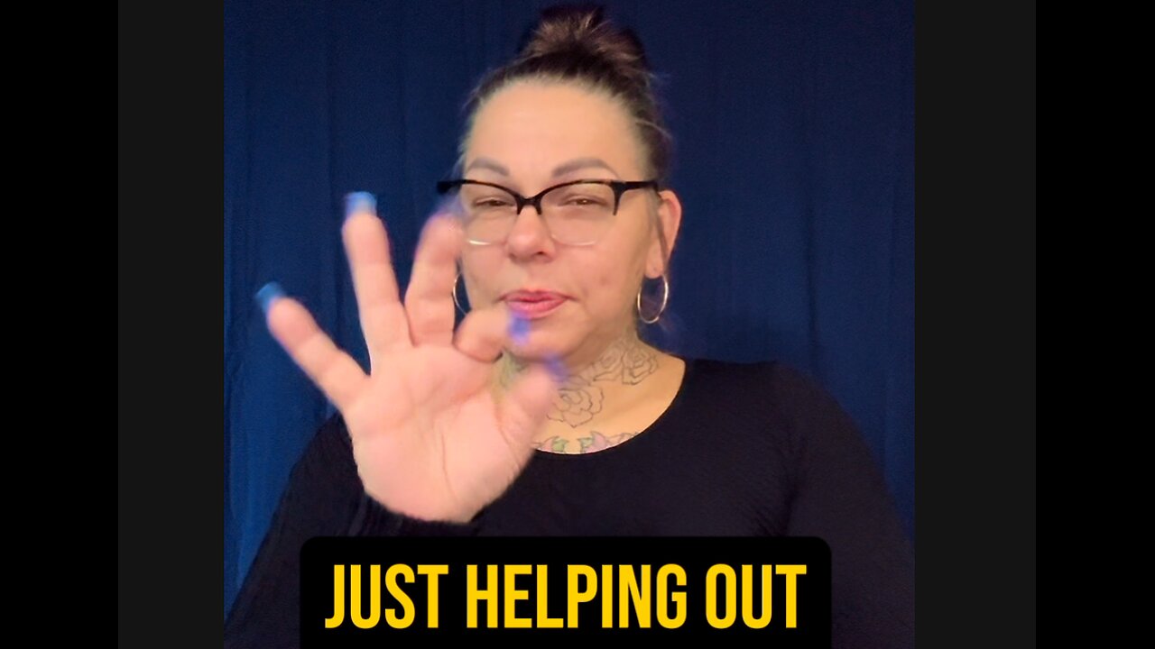 Just Helping Out In Case 🙏 #asl #deaf #signlanguage